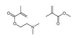 2-(dimethylamino)ethyl 2-methylprop-2-enoate,methyl 2-methylprop-2-enoate Structure