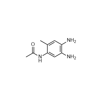 N-(4,5-二氨基-2-甲基苯基)乙酰胺结构式