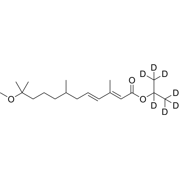 烯虫酯-d7结构式