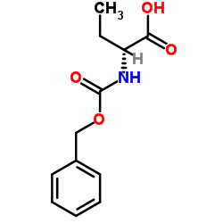 Cbz-D-2-氨基丁酸结构式