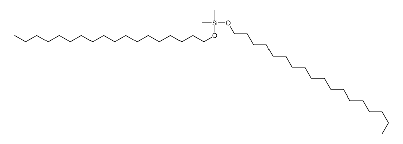 dimethylbis(octadecyloxy)silane Structure