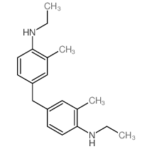 Benzenamine,4,4'-methylenebis[N-ethyl-2-methyl- Structure