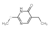 4(3H)-Pyrimidinone, 5-ethyl-2-(methylthio)-结构式