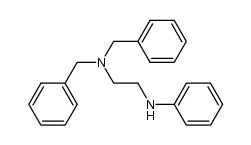 N,N-dibenzyl-N'-phenyl-ethylenediamine结构式