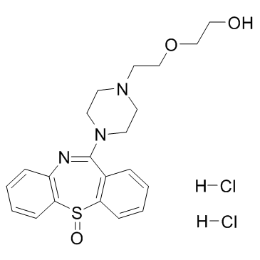 2-[2-[4-(5-氧代二苯并[b,f][1,4]硫氮杂卓-11-基)-1-哌嗪基]乙氧基]-乙醇,二盐酸盐图片