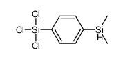 trichloro-(4-dimethylsilylphenyl)silane Structure