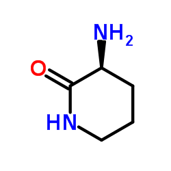 (S)-3-氨基哌啶-2-酮盐酸盐结构式