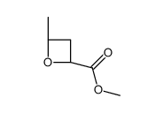 反式-4-甲基-氧杂环丁烷-2-羧酸甲酯结构式
