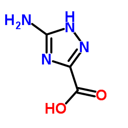 5-氨基-1H-1,2,4-三氮唑-3-羧酸结构式