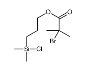 3-[chloro(dimethyl)silyl]propyl 2-bromo-2-methylpropanoate Structure
