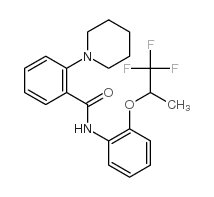 4-庚基苯甲酸-4-氰基苯酯结构式