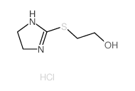 Ethanol,2-[(4,5-dihydro-1H-imidazol-2-yl)thio]-, hydrochloride (1:1) Structure