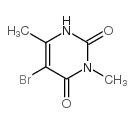 5-bromo-3,6-dimethyluracil Structure