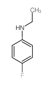 N-乙基-4-氟苯胺结构式