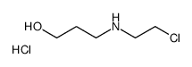 3-[(2-Chloroethyl)amino]-1-propanol Hydrochloride Structure