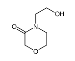 4-(2-hydroxyethyl)morpholin-3-one Structure