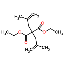 Diethyl bis(2-methyl-2-propen-1-yl)malonate structure