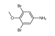 3,5-dibromo-4-methoxyaniline结构式