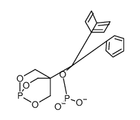 [diphenyl(2,6,7-trioxa-1-phosphabicyclo[2.2.2]octan-4-yl)methyl] phosphite Structure