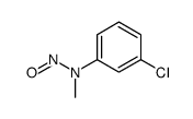 N-(3-chlorophenyl)-N-methylnitrous amide结构式