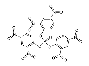 phosphoric acid tris-(2,4-dinitro-phenyl ester) Structure