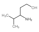 3-氨基-4-甲基-1-戊醇结构式