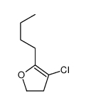 5-butyl-4-chloro-2,3-dihydrofuran Structure