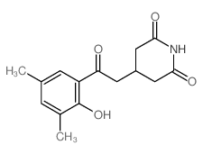 2,6-Piperidinedione, 4-[2- (2-hydroxy-3,5-dimethylphenyl)-2-oxoethyl]- Structure