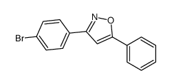 ISOXAZOLE, 3-(4-BROMOPHENYL)-5-PHENYL-结构式