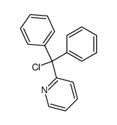 (pyridin-2-yl)diphenylchloromethane Structure
