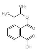 邻苯二甲酸单仲丁酯结构式