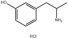 3-(2-氨基丙基)苯酚盐酸结构式