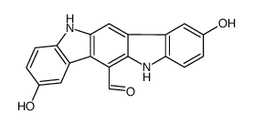 5,11-Dihydro-2,8-dihydroxyindolo[3,2-b]carbazole-6-carboxaldehyde Structure