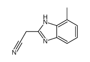 2-(氰基甲基)-4-甲基苯并咪唑结构式