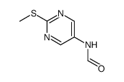 Formamide, N-[2-(methylthio)-5-pyrimidinyl]- (9CI)结构式