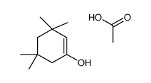 acetic acid,3,3,5,5-tetramethylcyclohexen-1-ol结构式