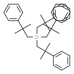 tetrakis(2-methyl-2-phenylpropyl)zirconium Structure