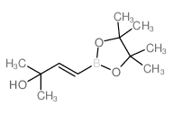 (E)-2-Methyl-4-(4,4,5,5-tetramethyl-1,3,2-dioxaborolan-2-yl)but-3-en-2-ol Structure