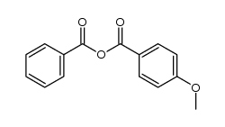 benzoic p-methoxybenzoic anhydride Structure