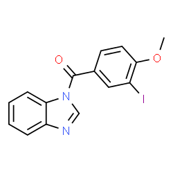1-(3-iodo-4-methoxybenzoyl)-1H-benzimidazole结构式