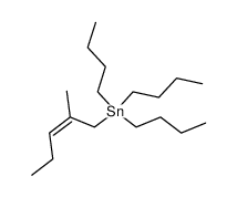 (Z)-tributyl-(2-methyl-2-pentenyl)tin Structure