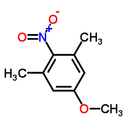 Anisole, 3,5-dimethyl-4-nitro- Structure