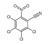 2,3,4,5-tetrachloro-6-nitrobenzonitrile结构式