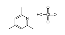 perchloric acid,2,4,6-trimethylpyridine Structure