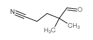 2,2-二甲基-4-氰基丁醛结构式