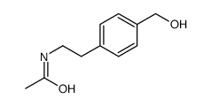 N-[2-[4-(hydroxymethyl)phenyl]ethyl]acetamide Structure