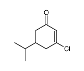 3-chloro-5-propan-2-ylcyclohex-2-en-1-one Structure