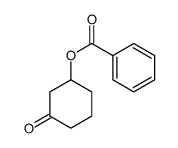 3-(苯甲酰基氧基)环己酮结构式