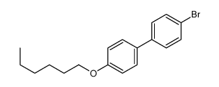 1-bromo-4-(4-hexoxyphenyl)benzene结构式