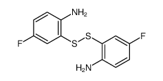 2-[(2-amino-5-fluorophenyl)disulfanyl]-4-fluoroaniline结构式